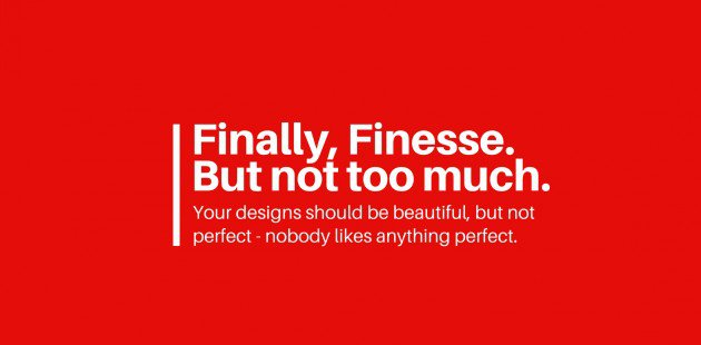 最后，技巧在精而不在多