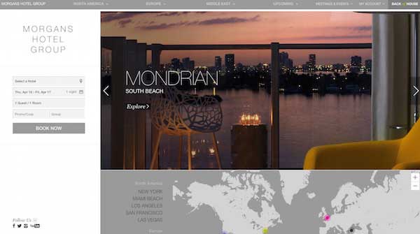 酒店網站設計01